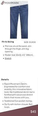 Slim Rapid Movement Denim Medium Wash Jean Medium Wash Jeans Washed Jeans Mens Jeans Slim