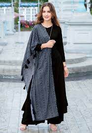 Buy Plain Rayon Pakistani Suit In Black Online Item Code Kgb3737 Color Black Occasi Indian Fashion Dresses Party Wear Indian Dresses Black Pakistani Dress