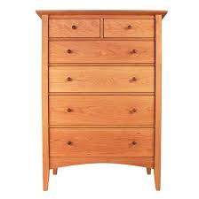 Vidaxl solid oak wood chest of drawers wooden storage side cabinet sideboard. American Shaker 6 Drawer Chest Handmade Of Natural Solid Wood
