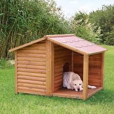 Trixie Rustic Large Dog House 39512 The Home Depot Rustic Dog Houses Large Dog House Cool Dog Houses