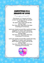 Christmas Is A Season Of Love Kids Video Song With Free Lyrics Activities Christmas Songs Lyrics Kids Video Songs Christmas Carols Lyrics