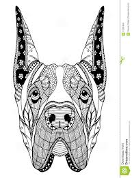 Great dane coloring page you can print. Related Image Dog Coloring Page Great Dane Zentangle