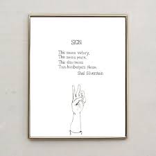 Shel Silverstein Poem Sign Hand Lettered Water Color Print Silverstein Poems Shel Silverstein Poems Shel Silverstein