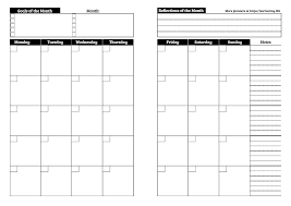 Printable monthly planner template | full month schedule maker template. Monthly Planner Free Printable Template Pdf Sortoutmy Life