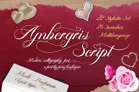 * * a) open 'script editor'. Ambergris Script Font Dafont Com