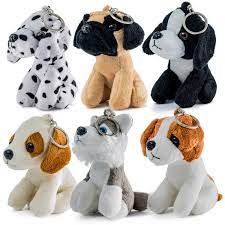 As you browse our categories of plush stuffed dogs, please keep in mind that each of our plush stuffed dogs comes with a satisfaction. Prextex Plush Puppies Set Of 6 Realistic Looking 5 Inch Cute And Cozy Stuffed Animals Little Plush Dogs With Keychain Walmart Com Walmart Com