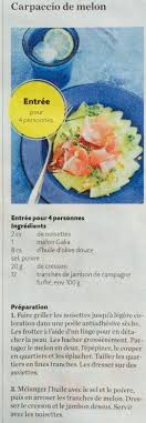 Carpaccio De Melon Migros Magazine Cuisine Tranche De Jambon Entree