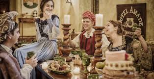 Rose wood plate larp dinner wear or medieval kitchen themerchantstores 5 out of 5 stars (20) $ 29.74. Medieval Dinner Luxury Boutique Hotel Chateau Amade Slovakia