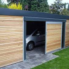 Exzellenter Carport Form Und Funktionalitat Gewa Haus Schmales Grundstuck Schiebetur Aussen Carport Uberdachung