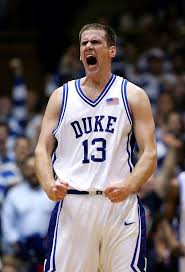 Lee Melchionni Of The Duke Blue Devils Reacts To Making A Basket Duke Blue Devils Georgia Tech Yellow Jackets Duke