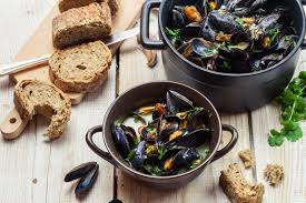 Freshly Cooked Mussels At Home French Cooking Seafood Recipes Mussels Recipe