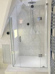 Frameless Loft Shower Enclosure Glass Shower Panels Contemporary Shower Doors Shower Panels