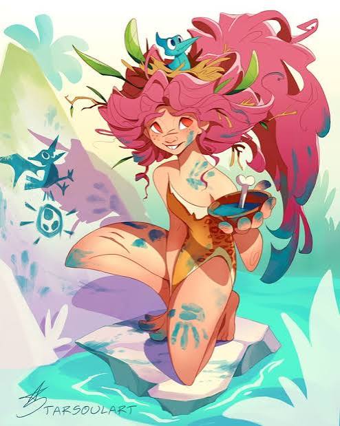 Cavegirl & Cave Buddy, Kati StarSoulArt