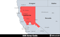 530 Area Code - Location map, time zone, and phone lookup