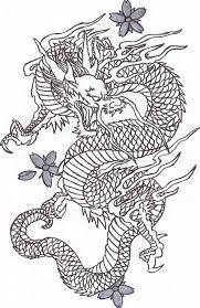 Black And Red Outline Dragon Tattoo Chinese Dragon 2 By Sunshine Vamp On Deviantart Japanese Dragon Tattoos Dragon Tattoo Outline Chinese Dragon Tattoos
