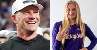 The Big Ten Freshman of the Year in softball is the UW Huskies' Alexis  DeBoer -- daughter of ex-UW and current Alabama football coach Kalen DeBoer.
