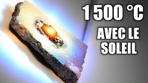 1 500 C Avec Le Soleil Four Solaire Youtube