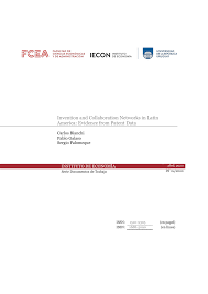 Entraîneur pablo motta, identifié avec nouveau chicago comme son père rodolfo, il est décédé hier soir à avellaneda des suites d'une maladie en phase terminale. Pdf Invention And Collaboration Networks In Latin America Evidence From Patent Data