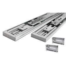 Hydraulic Soft Close 16 Inch Full Extension Drawer Slides With Rear Mounting Brackets Pack Of 5 Pair On Sale Overstock 26445136