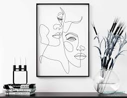 Us A C Beinantang Dorisciciart Lesbian Art Printabstract Etsy Lesbian Art Line Art Drawings Art