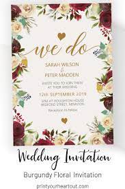 Our Best Selling Diy Wedding Invitation Template Makes Inviting Your Guest Wedding Invitations Diy Floral Wedding Invitations Diy Wedding Invitations Templates
