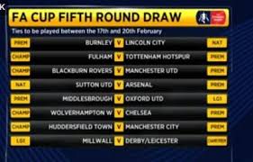 The draws for the fourth and fifth rounds of the fa cup will be made on monday evening. Emirates Fa Cup 2017 Fifth Round Draw Ghanamansports