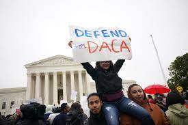 If the supreme court allows the end of daca it means those under the program would be subject to deportation, but the court is not writing deportation frankly the court should rule that trump can end daca. Supreme Court Blocks Trump Administration S Bid To End Daca Protections For Young Immigrants National News Us News