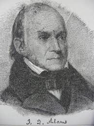 Rare Original Antique 1889 John Quincy Adams Everett House Advertising Art  Print