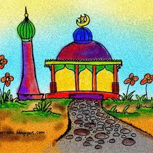 Agar menghasilkan gambar yang indah, sebuah sketsa harus diberi warna yang sesuai. Mewarnai Gambar Masjid Contoh Gambar Mewarnai