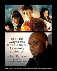 Want to start us off? Dragonball Evolution Writer Apologizes Dragonball Evolution Dragon Ball Evolution