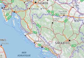Όλες οι χώρες μέλη της εε με λίγα λόγια. Michelin Croatia Map Viamichelin