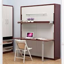 Vancouver wall bed desk units are ideal for any home office adding an additional sleeping area for guests or late nights. Shelf Desk Queen Vertical Hidden Wall Bed Space Saving Foldable Murphy Bed Qv 110