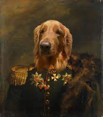 We can't believe how much the painting looks like their dog! Custom Pet Portrait From Photo Royal Pet Portrait Etsy Custom Pet Portraits Pet Portraits Oil Painting Portrait