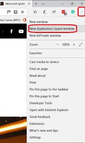 In this concern, windows defender application guard in microsoft edge offers an additional layer of security to your enterprise. New Application Guard Window In The Edge Browser Nero Blanco
