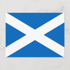 Die flagge schottlands besteht aus einem weißen andreaskreuz (engl. Flagge Schottland Poster Zazzle De