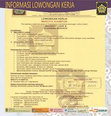 Bagian isi yang harus tertera pada setiap lembaran ijazah, diantaranya ialah sebagai berikut Disnakertrans Lowongan Satpam Dan Cleaning Service Di Mirota Kampus