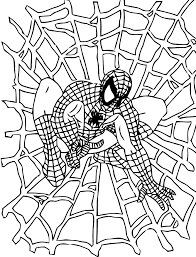 Jouer au jeu dessin spiderman : Coloriage De Spiderman A Telecharger Gratuitement Coloriage Spiderman Coloriages Pour Enfants