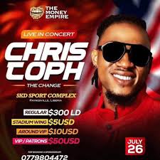 JULY 26 for King Chris People of LT city Let come out to support king Chris  Liberia first Liberia last