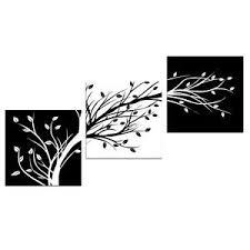 Over 122,422 wall painting pictures to choose from, with no signup needed. Abstract Canvas Print Picture Paintings Home Decor Wall Art Tree Black White 3pc Ebay