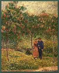 Van Gogh Garden With Couples Detail 1887 Vincent Van Gogh Van Gogh Art Van Gogh