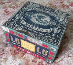 Boite Ancienne Publicitaire Metal Tole Papier Lu Lefevre Utile 1900 1910 Boites Anciennes Nantes Boite Metal