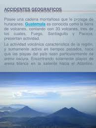 Learn vocabulary, terms and more with flashcards, games and other study tools. Accidentes Geograficos De Guatemala