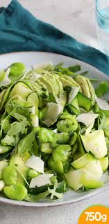 Recette Salade De Courgettes Feves Avocat Roquette Et Parmesan En Video Recette Recette Feves Fraiches Salade Courgette Recette Feves