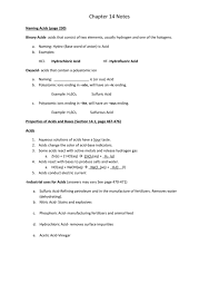 The relative amount of these materials can be determined by titrating with acids or bases. Chapter 14 1