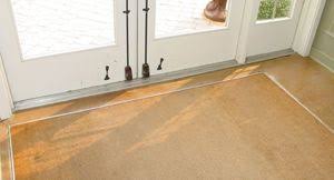 Recessed Cocoa Mats Flooring Rubber Flooring Kitchen Entrance Mat