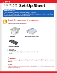 Ensure that violate our use those switches. Canon Imageclass D320 Setup Sheet Pdf Download Manualslib