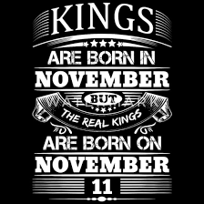 Real Kings Are Born On November 11 Men S T Shirt Spreadshirt
