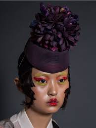 Cannon Hill Ageratum Purple Fascinator — Monique Lee Millinery