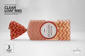 Download Clear Loaf Bread Bag Packaging Mockup By Inc Design Studio Thehungryjpeg Com