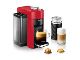 • for coffee and coffee&milk machines, descale according to user manual recommendations or specific alerts. Nespresso Vertuo Coffee And Espresso Machine By De Longhi With Aeroccino Red